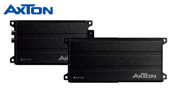 AXTON A1250 und A4120 – ultra kompakte digitale Verstärker für Autos und Reisemobile