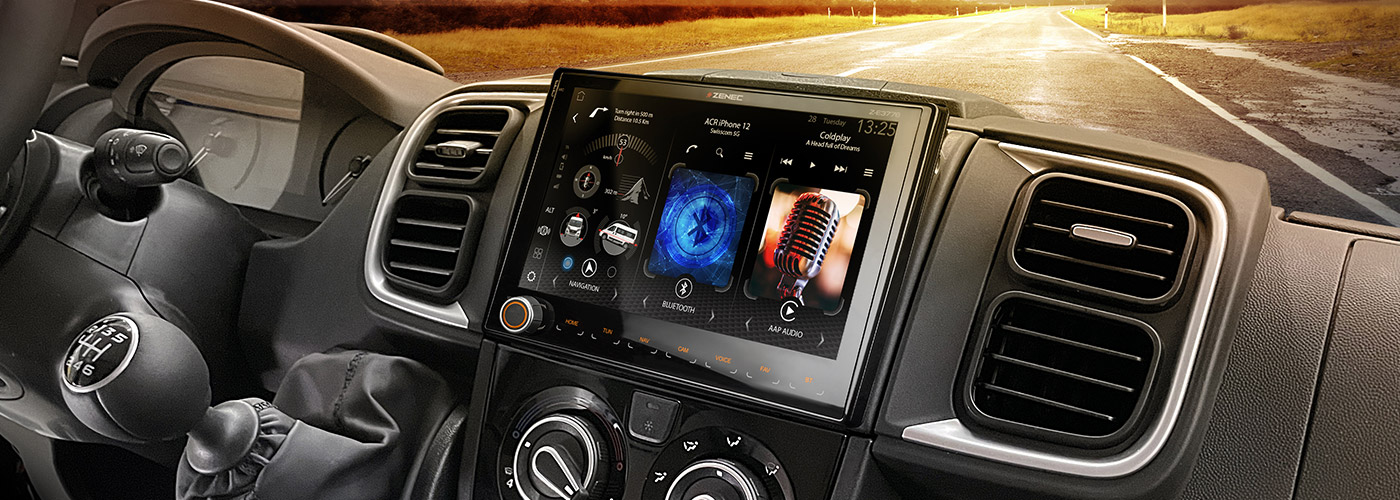 Zenec Z-N975 1-DIN Autoradio Apple CarPlay und Google Android Auto Autoradio